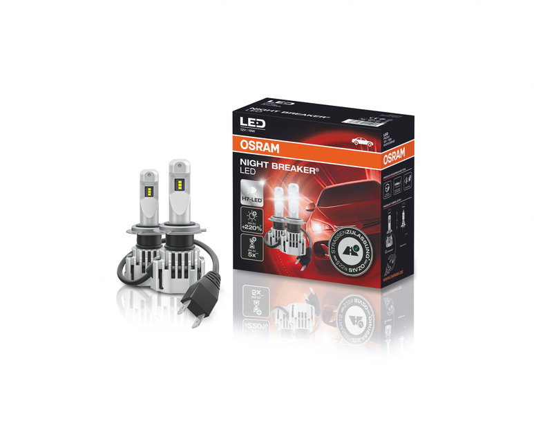 Revolution of the automotive lamp: Osram brings the first LED retrofit headlight to German roads